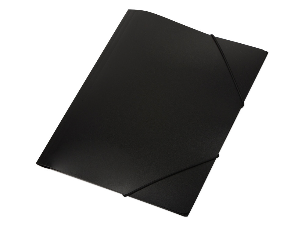 Папка формата А4 на резинке, черный - фото 1 - id-p215149056