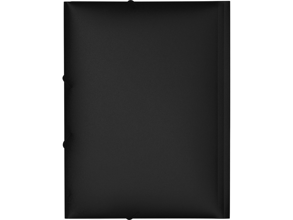 Папка формата А4 на резинке, черный - фото 3 - id-p215149056