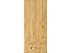 Внешний беспроводной аккумулятор из бамбука Bamboo Air, 10000 mAh, фото 3