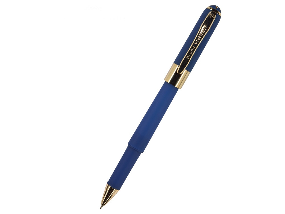 Ручка пластиковая шариковая Monaco, 0,5мм, синие чернила, темно-синий - фото 1 - id-p215148131