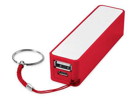 Портативное зарядное устройство Jive, красный/белый, фото 2