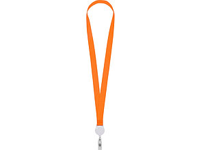 Ланьярд с ретрактором, оранжевый, фото 2