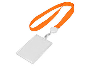 Ланьярд с ретрактором, оранжевый, фото 2