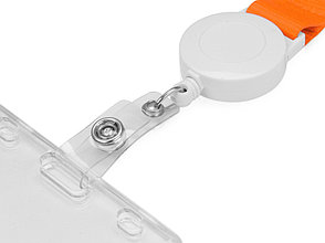 Ланьярд с ретрактором, оранжевый, фото 2