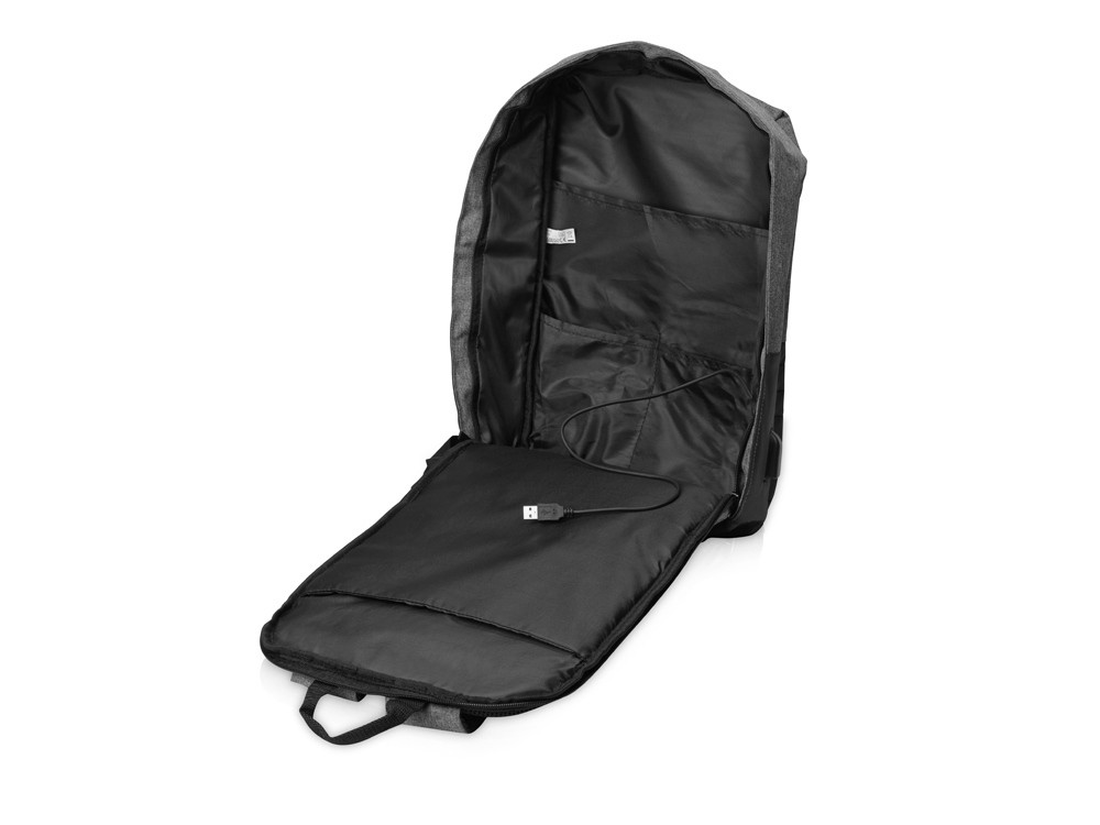 Противокражный рюкзак Comfort для ноутбука 15'', серый/черный - фото 3 - id-p215149095
