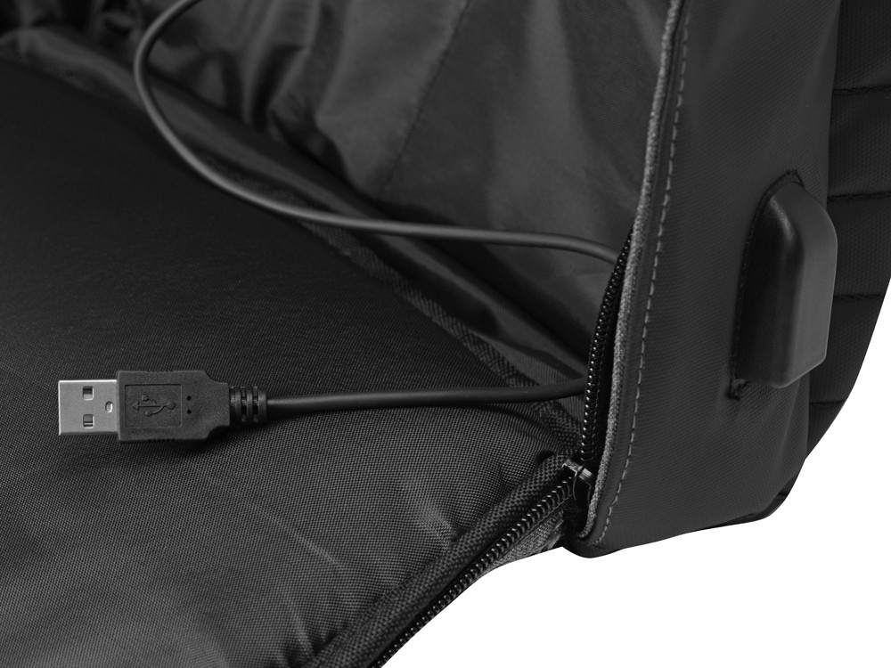Противокражный рюкзак Comfort для ноутбука 15'', серый/черный - фото 4 - id-p215149095