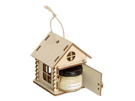 Подарочный набор Крем-мед в домике, крем-мед с ванилью 35 г, фото 2