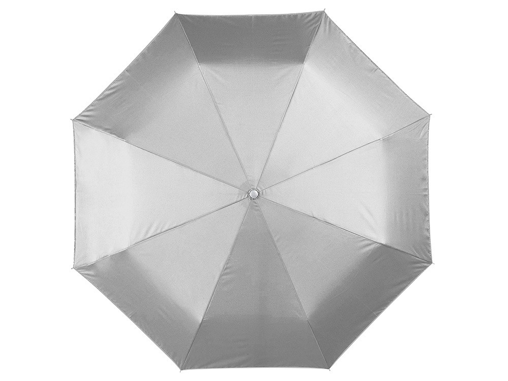 Зонт складной Линц, механический 21, серебристый (Р) - фото 2 - id-p215148192