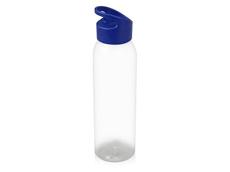 Бутылка для воды Plain 2 630 мл, прозрачный/синий, фото 2