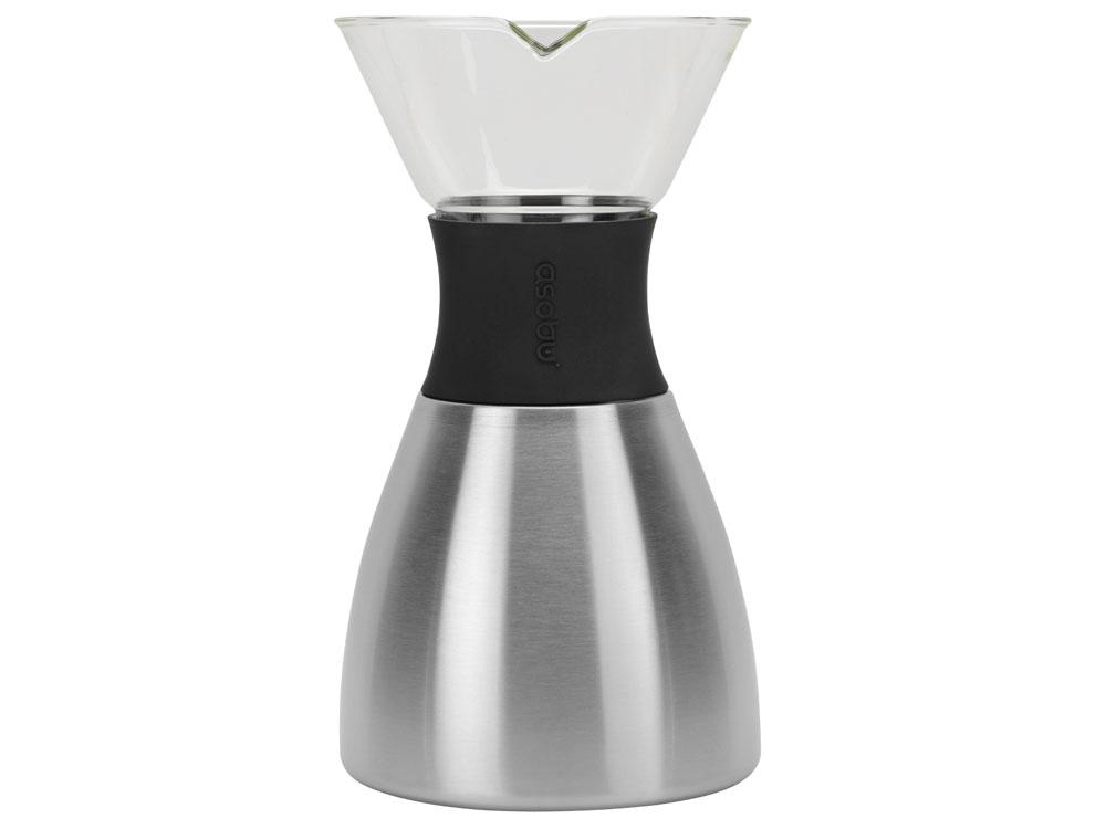 Кофеварка POUR OVER, 1000 мл, серебристый/черный - фото 6 - id-p215152089