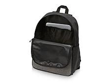 Рюкзак Merit со светоотражающей полосой и отделением для ноутбука 15.6'', темно-серый/серый (Р), фото 3