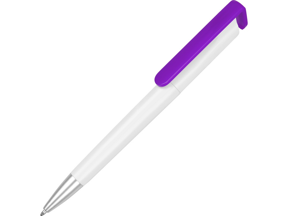 Ручка-подставка Кипер, белый/фиолетовый - фото 1 - id-p215146245