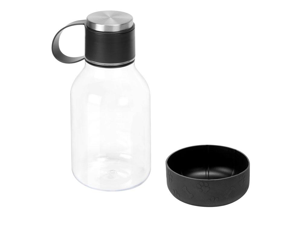 Бутылка для воды 2-в-1 Dog Bowl Bottle со съемной миской для питомцев, 1500 мл, черный - фото 3 - id-p215152098