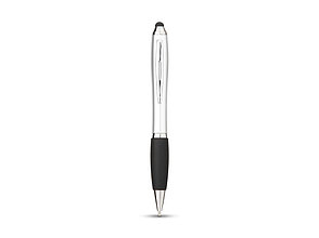 Шариковая ручка-стилус Nash, серебристый, черные чернила, фото 3