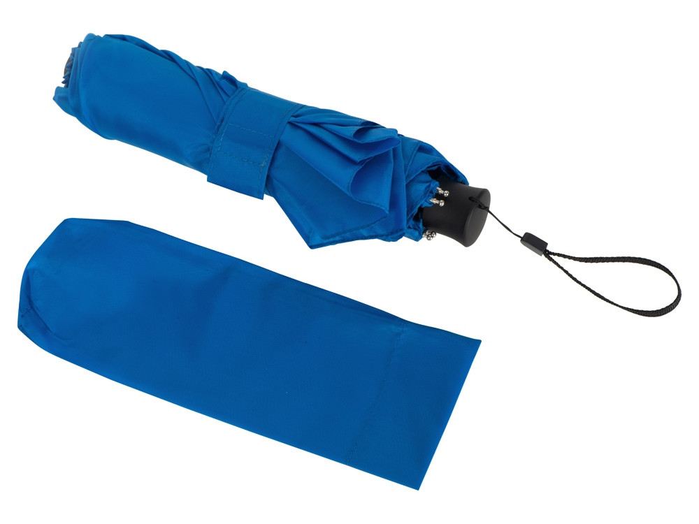 Складной компактный механический зонт Super Light, синий - фото 3 - id-p215152107