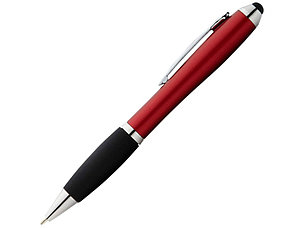 Ручка-стилус шариковая Nash со стилусом, красный, черные чернила, фото 2