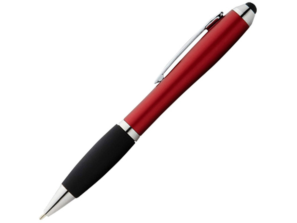 Ручка-стилус шариковая Nash со стилусом, красный, черные чернила - фото 1 - id-p215146261