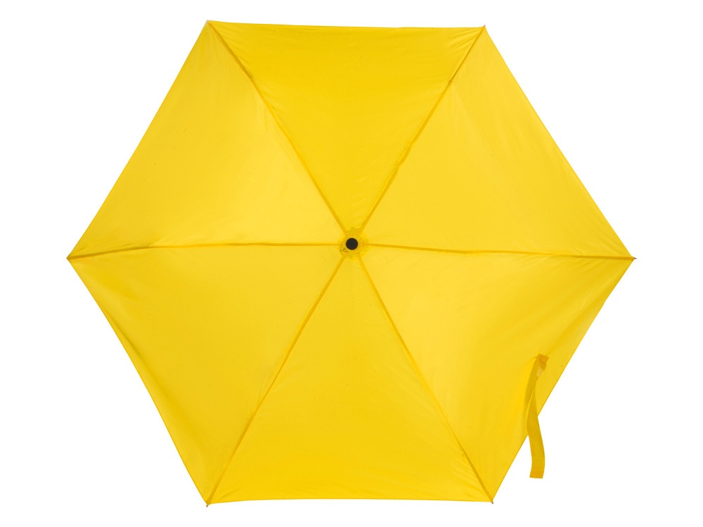 Складной компактный механический зонт Super Light, желтый - фото 4 - id-p215152109