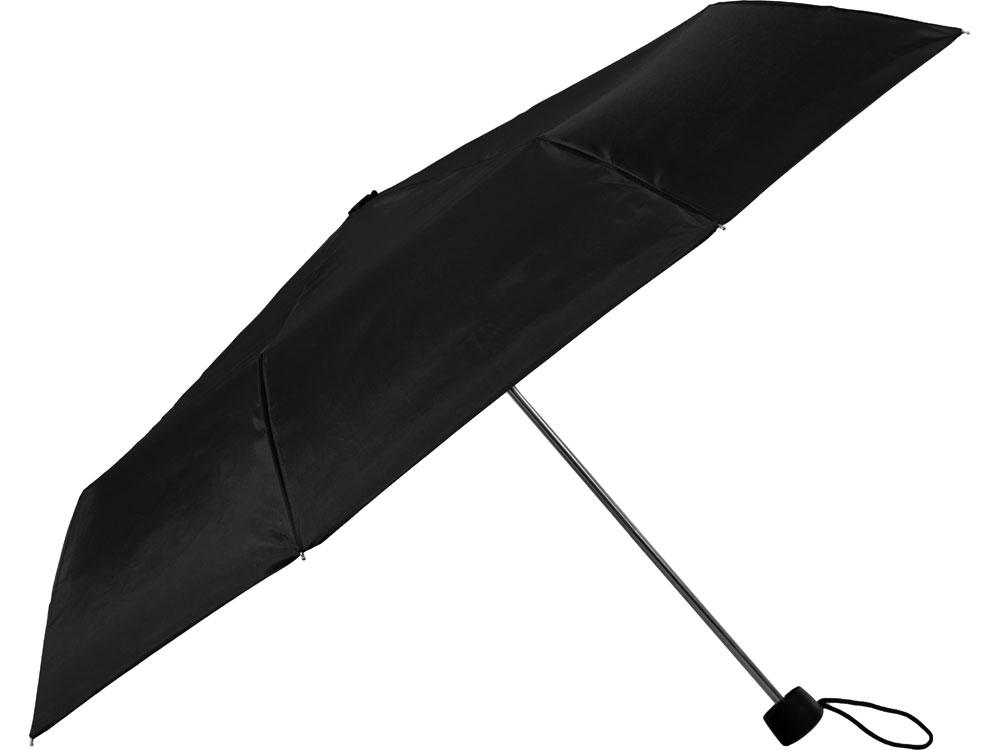 Зонт Picau из переработанного пластика в сумочке, черный - фото 3 - id-p215152110