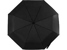 Зонт Picau из переработанного пластика в сумочке, черный, фото 2