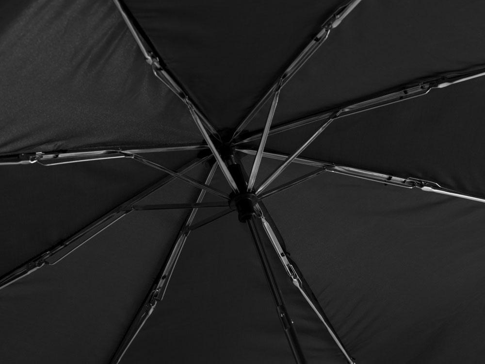Зонт Picau из переработанного пластика в сумочке, черный - фото 5 - id-p215152110