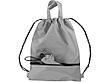 Зонт Picau из переработанного пластика в сумочке, серый, фото 6