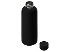 Вакуумная термобутылка Cask Waterline, soft touch, 500 мл, черный (Р), фото 2