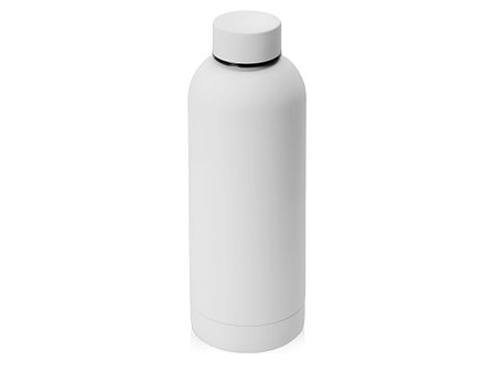 Вакуумная термобутылка Cask Waterline, soft touch, 500 мл, белый (Р), фото 2