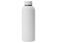 Вакуумная термобутылка Cask Waterline, soft touch, 500 мл, белый (Р), фото 3
