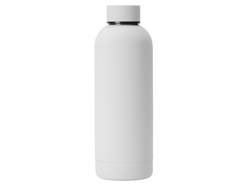 Вакуумная термобутылка Cask Waterline, soft touch, 500 мл, белый (Р) - фото 3 - id-p215152115