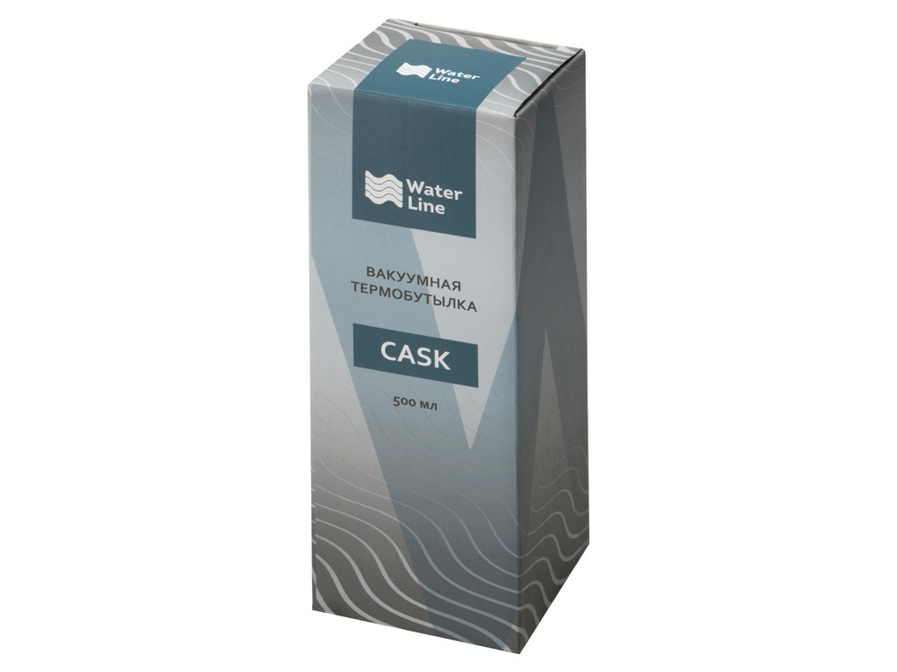 Вакуумная термобутылка Cask Waterline, soft touch, 500 мл, белый (Р) - фото 7 - id-p215152115