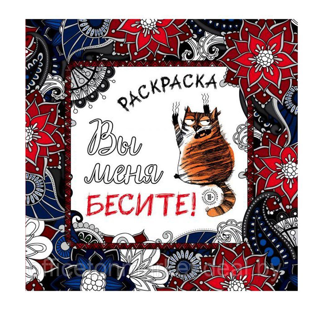 Раскраска-антистресс "Вы меня бесите!" - фото 1 - id-p214094410