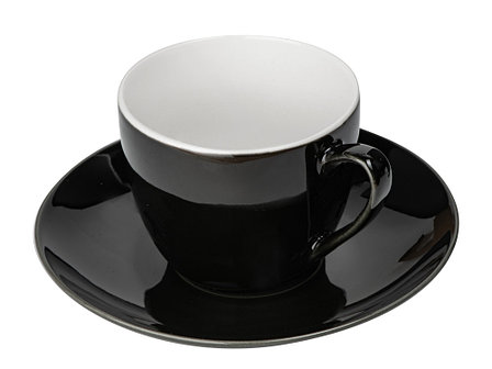 Чайная пара базовой формы Lotos, 250мл, черный, фото 2
