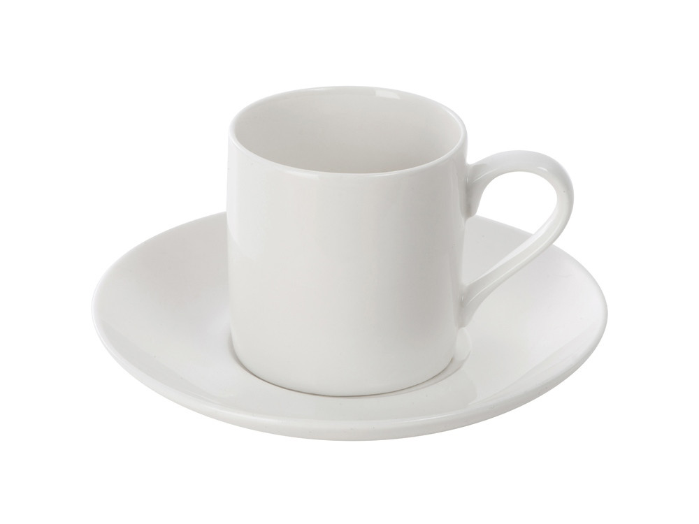 Кофейная пара прямой формы Espresso, 100мл, белый - фото 1 - id-p215152123