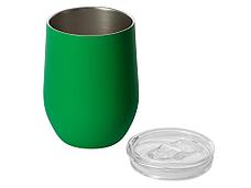 Термокружка Sense Gum, soft-touch, непротекаемая крышка, 370мл, зеленый, фото 2