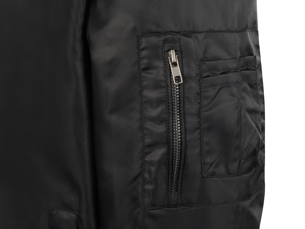 Куртка бомбер Antwerpen унисекс, черный - фото 6 - id-p215150186