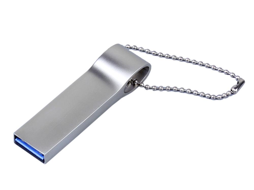 USB 3.0-флешка на 32 Гб с мини чипом, компактный дизайн, боковое отверстие для цепочки - фото 1 - id-p215152154