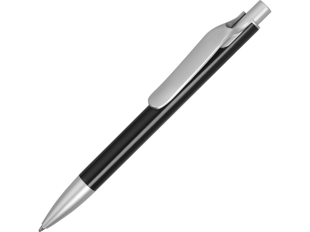 Ручка металлическая шариковая Large, черный/серебристый - фото 1 - id-p215147298