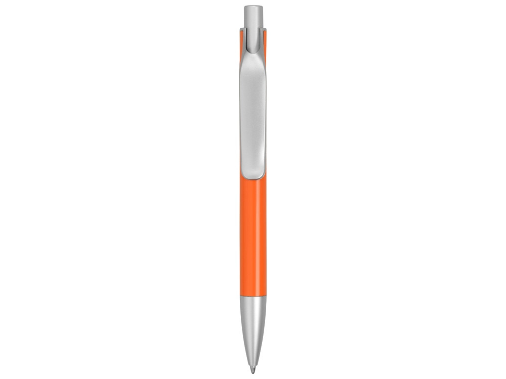 Ручка металлическая шариковая Large, оранжевый/серебристый - фото 2 - id-p215147299