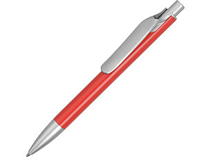 Ручка металлическая шариковая Large, красный/серебристый, фото 2
