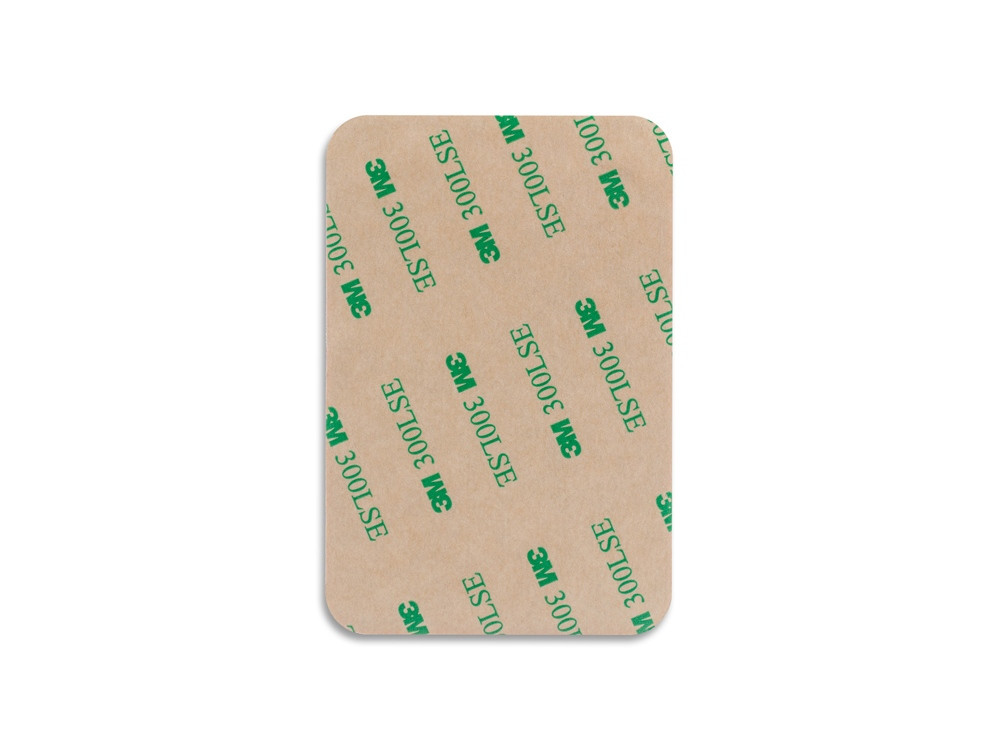 Чехол-картхолдер Favor на клеевой основе на телефон для пластиковых карт и и карт доступа, бежевый - фото 3 - id-p215152184