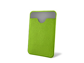 Чехол-картхолдер Favor на клеевой основе на телефон для пластиковых карт и и карт доступа, зеленый, фото 2