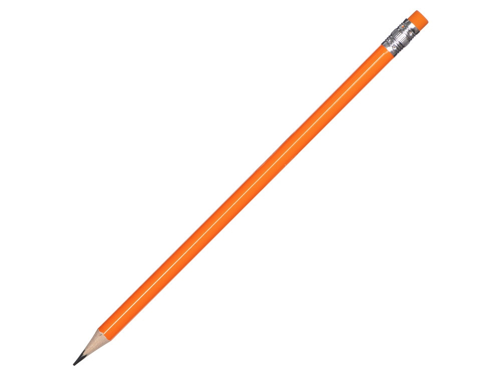 Трехгранный карандаш Графит 3D, оранжевый - фото 1 - id-p215146343