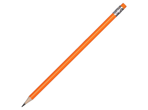 Трехгранный карандаш Графит 3D, оранжевый, фото 2