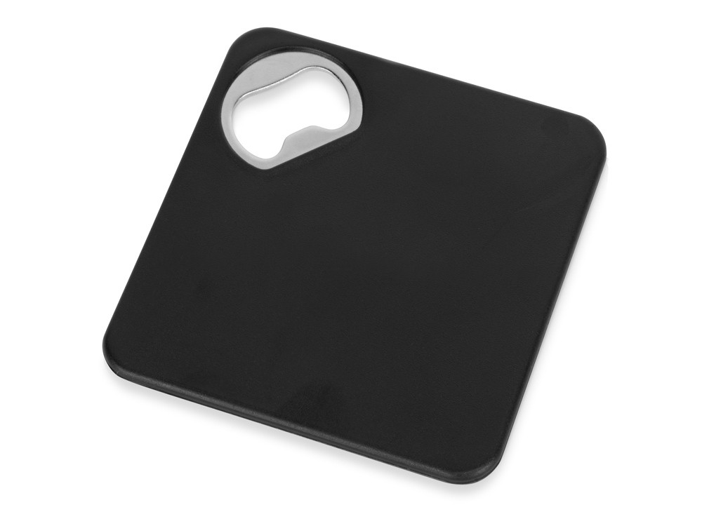 Подставка для кружки с открывалкой Liso, черный - фото 1 - id-p215146351