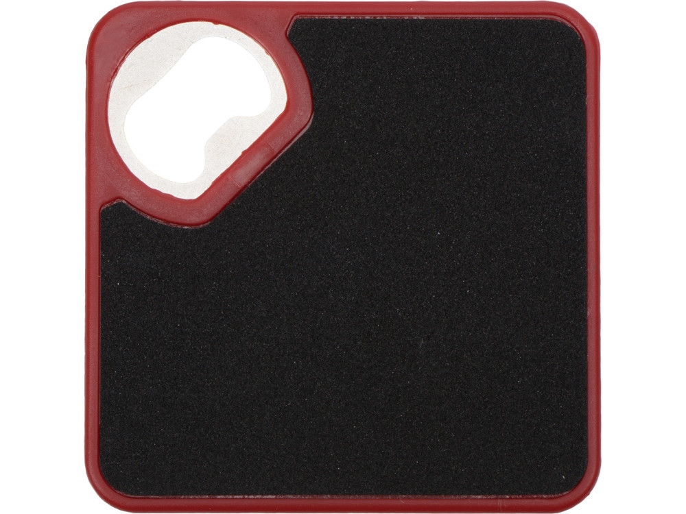 Подставка для кружки с открывалкой Liso, черный/красный - фото 4 - id-p215146352