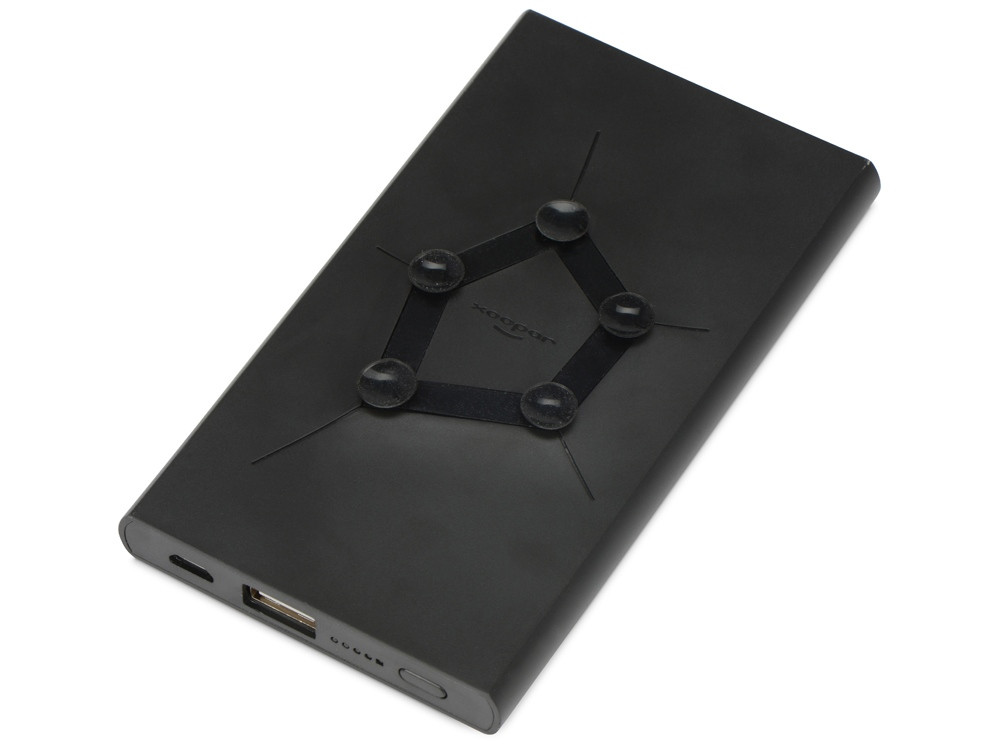 Портативное беспроводное зарядное устройство Geo Wireless, 5000 mAh, черный - фото 3 - id-p215153150