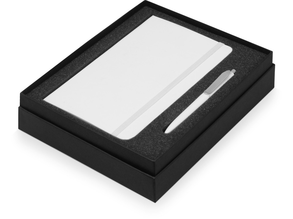Подарочный набор Moleskine Picasso с блокнотом А5 и ручкой, белый - фото 2 - id-p215147343