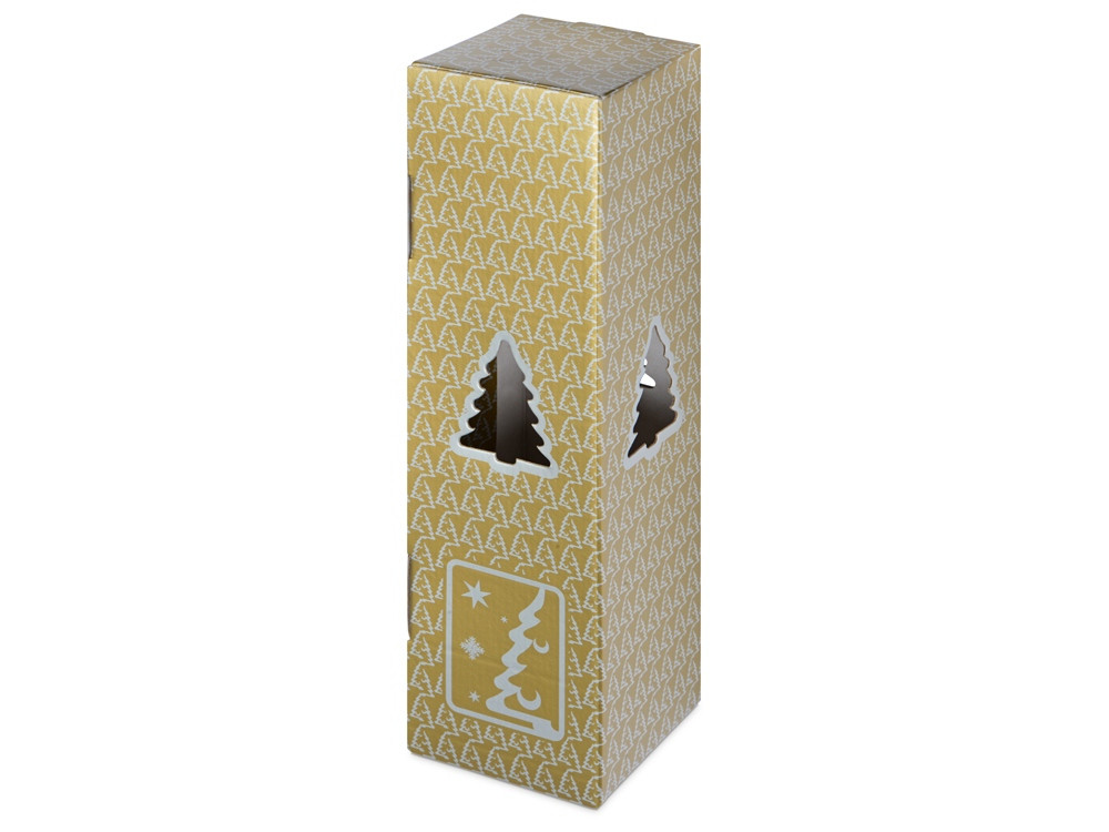 Новогодняя коробка для шампанского, золото - фото 1 - id-p215148337