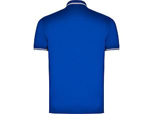 Рубашка поло Montreal мужская, королевский синий/белый, фото 2